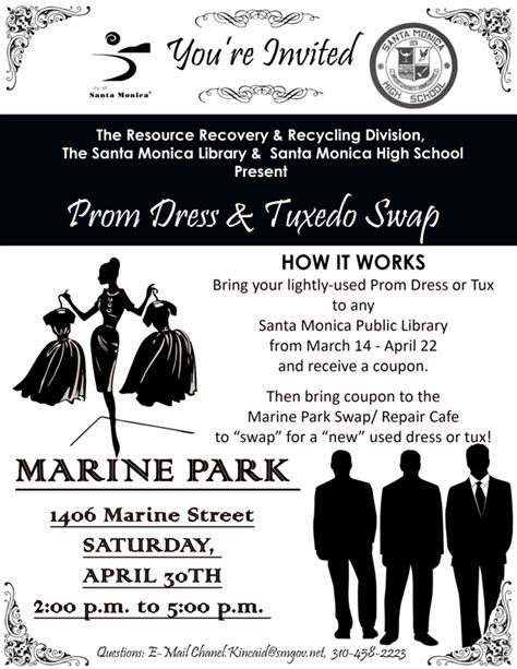 The City of Santa Monica's First Prom Dress/Tux Swap